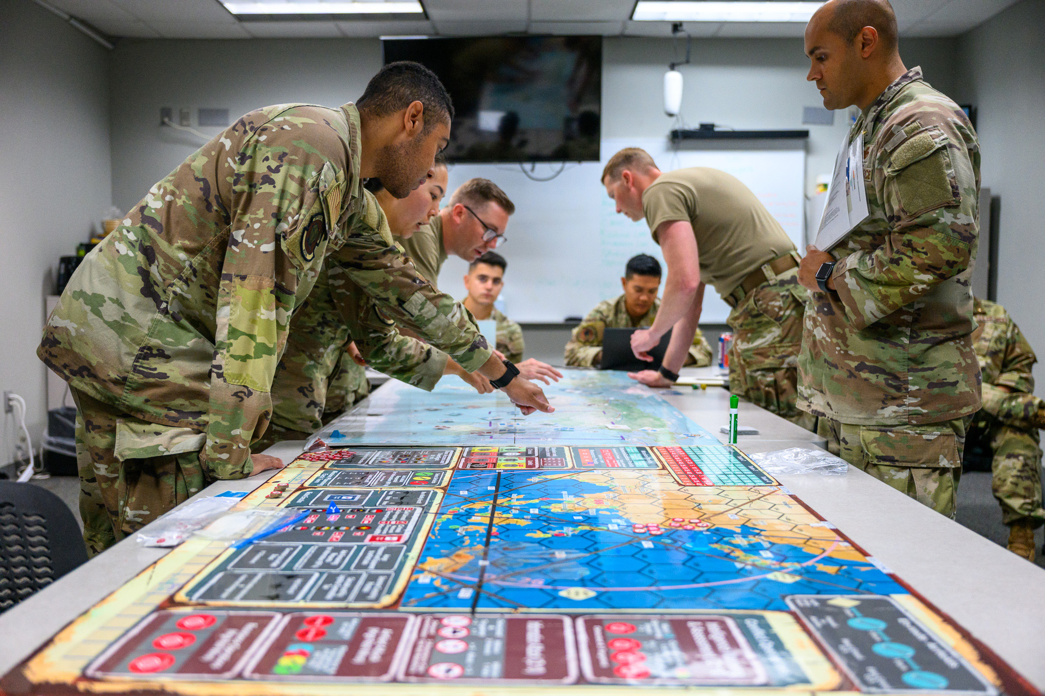 At the U.S. Air Force and U.S. Space Force’s Officer Training School, civilians and prior enlisted Servicemembers with college degrees undergo a rigorous 60-day training program, culminating in their commissioning as officers (U.S. Air Force/Damien Thomas)